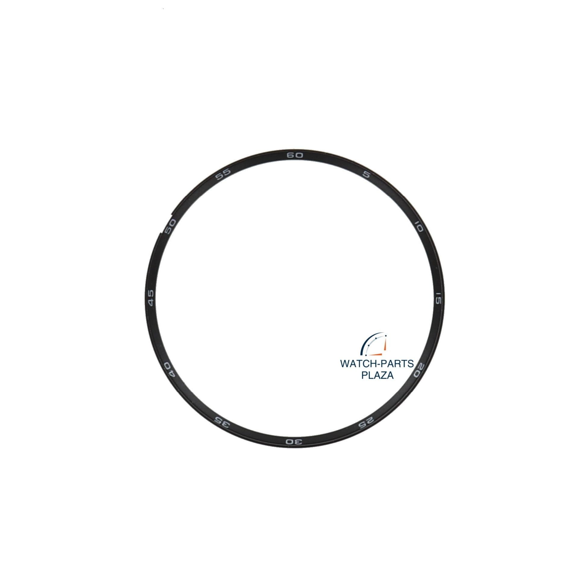 Seiko 6139 6040 / 6041 black chapter ring WAH105 / WAH107 original 83071514 - Watch Plaza