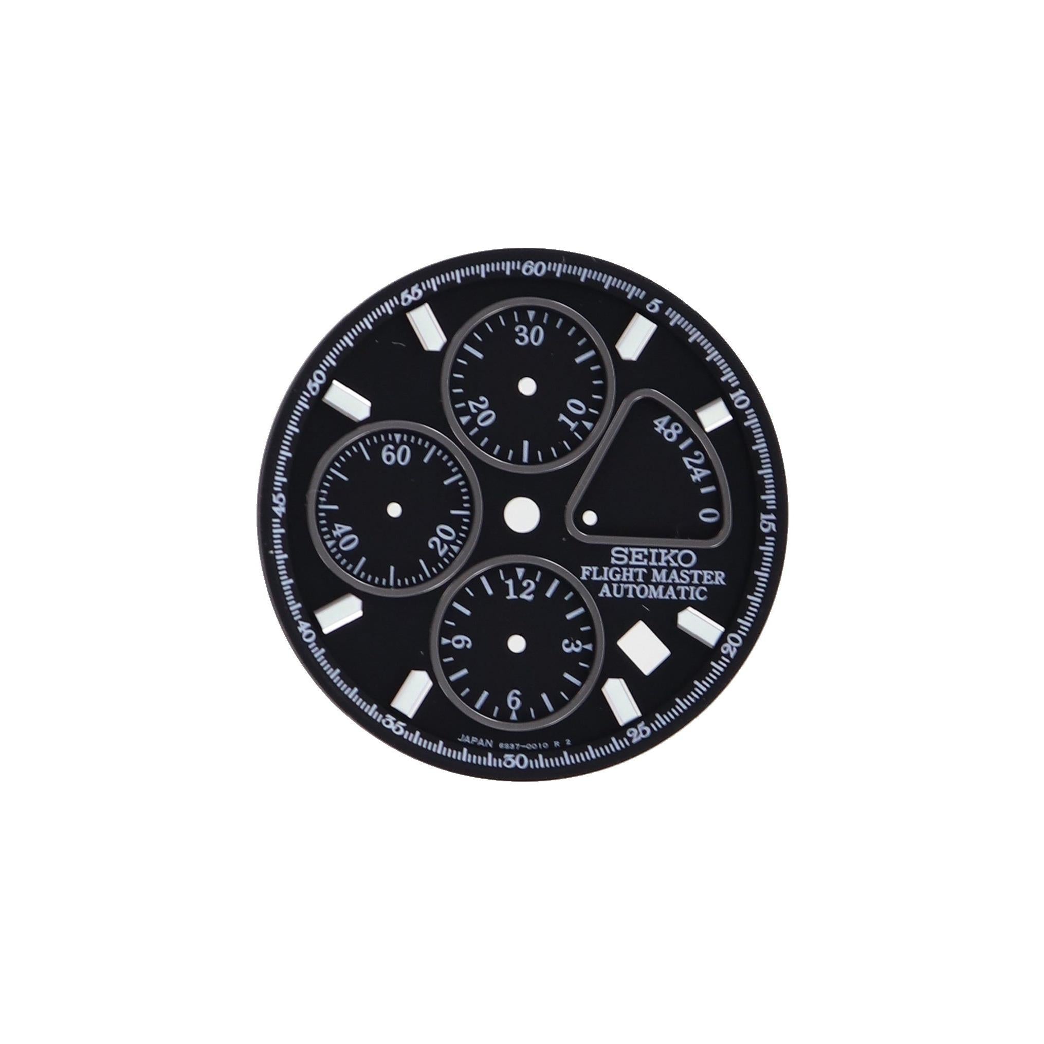 Seiko 6S370010XB13 Dial SBDS001 Flight Master Prospex - Watch Plaza