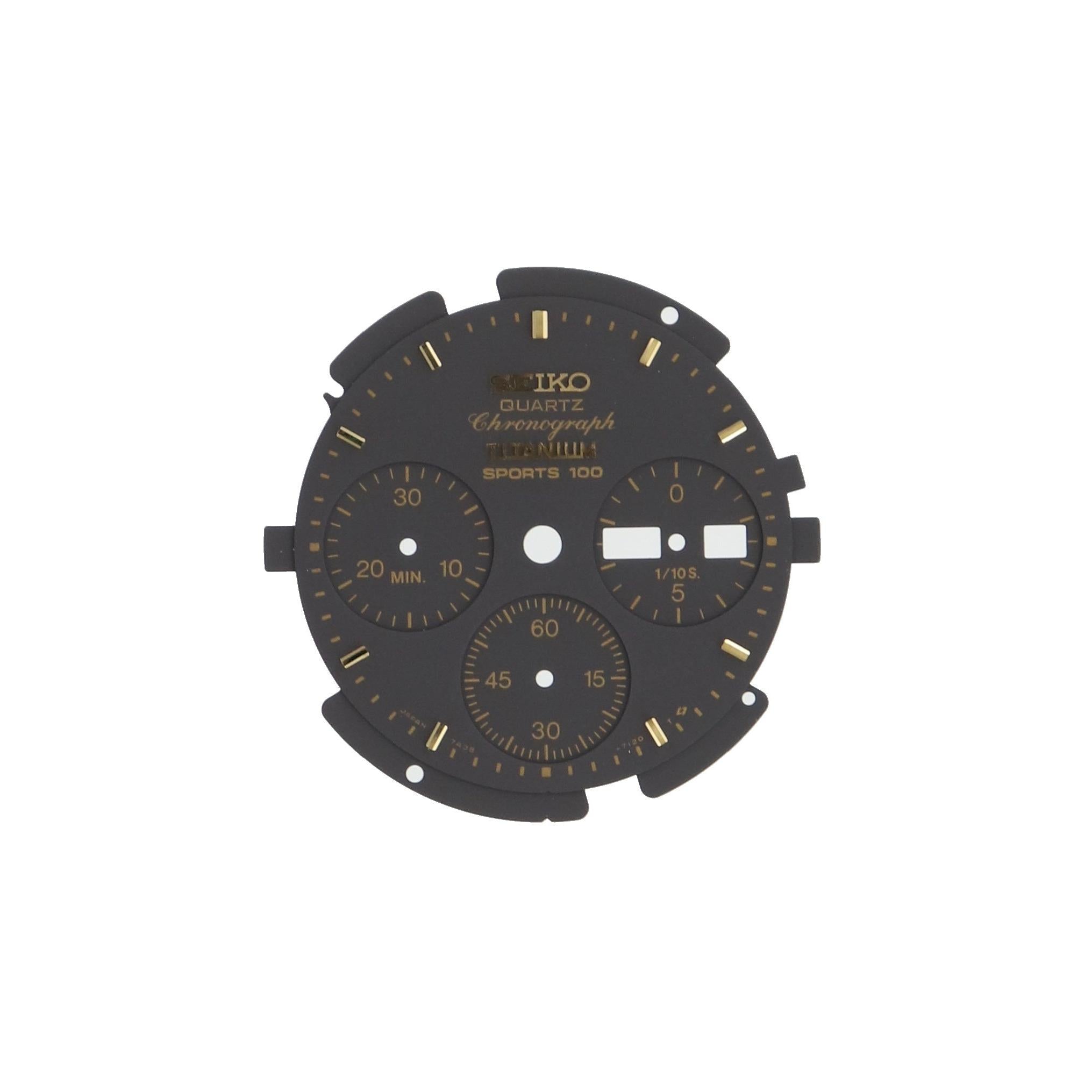 Seiko 7A387120XB14 Dial 7A38-7130 - SAA046 Titanium