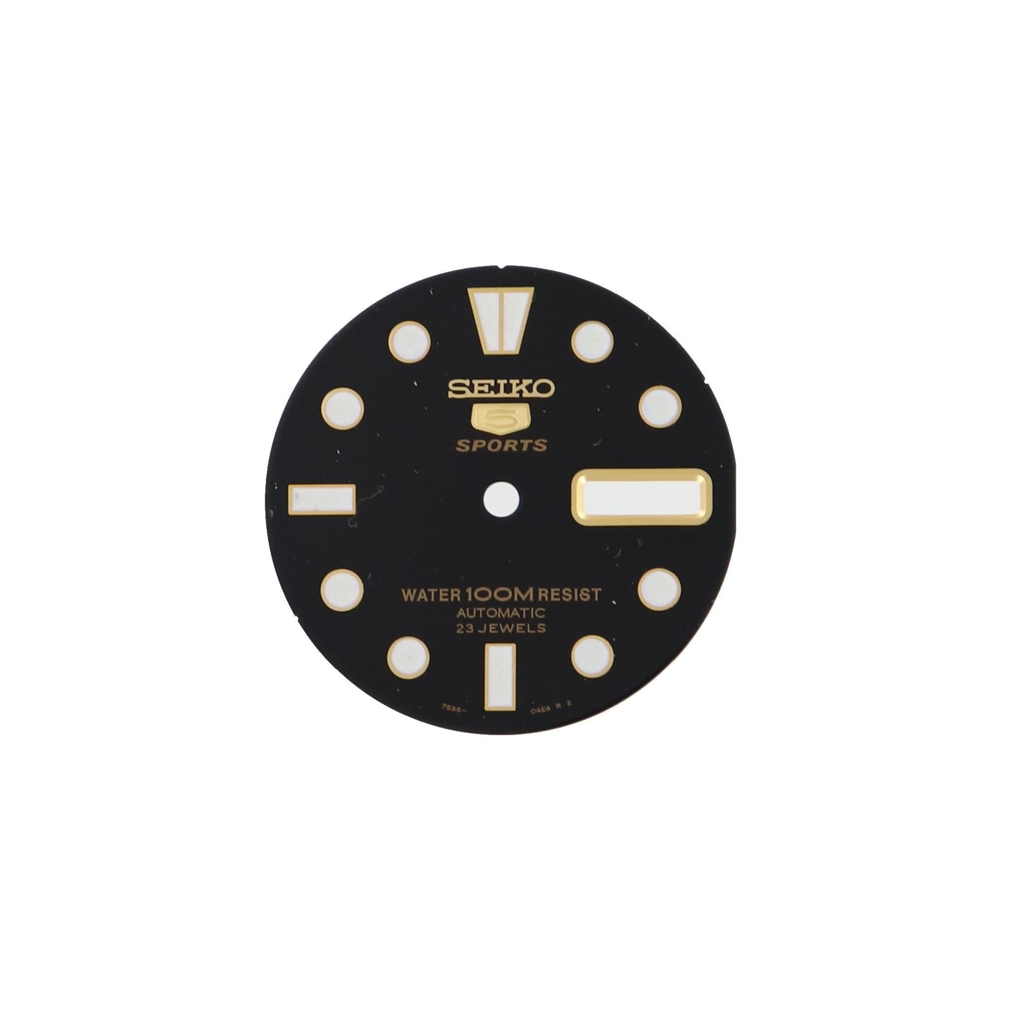 Seiko 7S3604E4XB14 Dial SNZF22K1 Gold Urchin 5 Sports - Watch Plaza