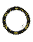 Seiko 87060085 Black Yellow Bezel SKA385, SNDA15 & SNDA61 Ceasar 7T92 - 0JG0 / 5M62 - 0BR0 - Watch Plaza