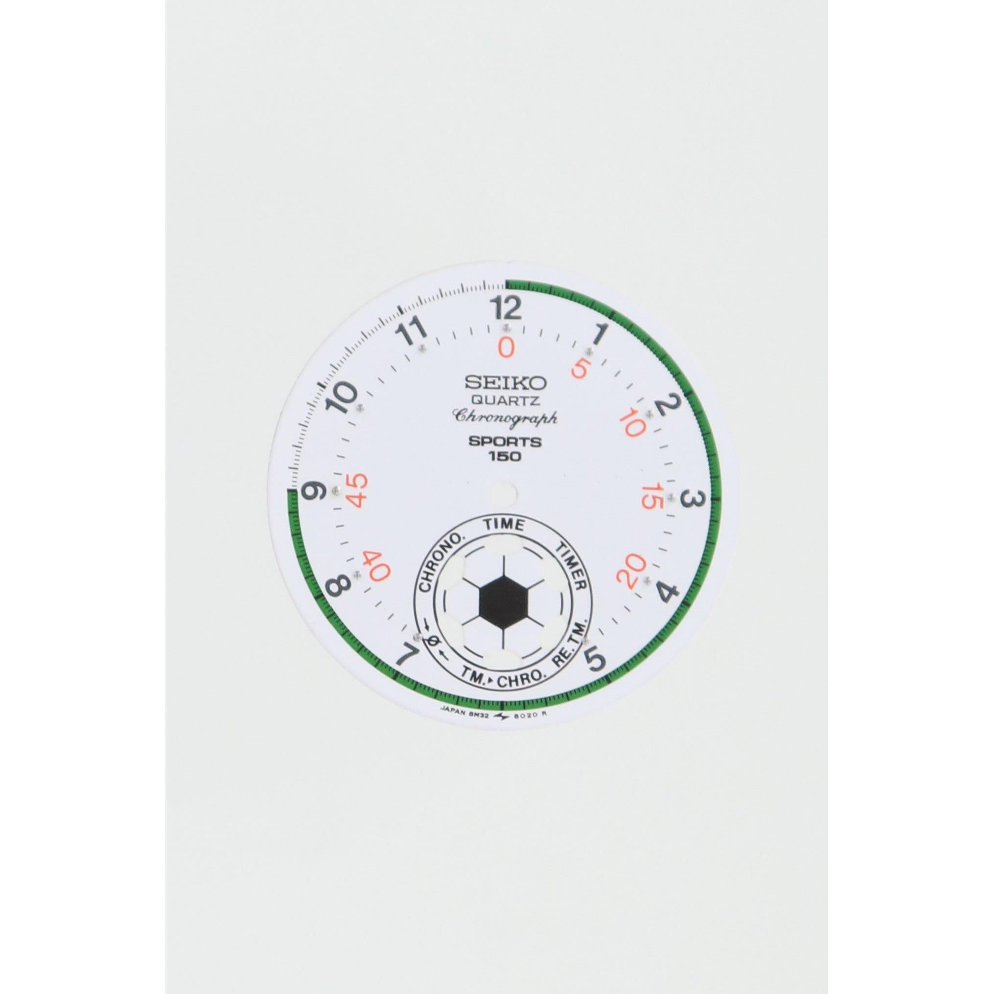 Seiko 8M328020XS13 Mostrador 8M32-8010 Cronómetro de Futebol