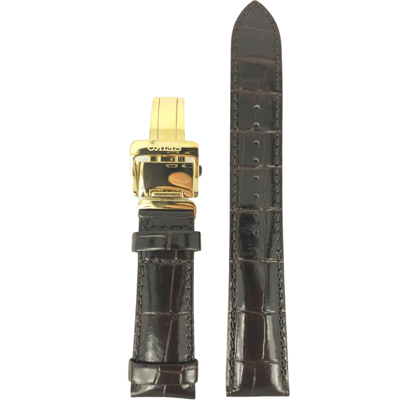 Seiko Cocktail Time brown watch band SARB066