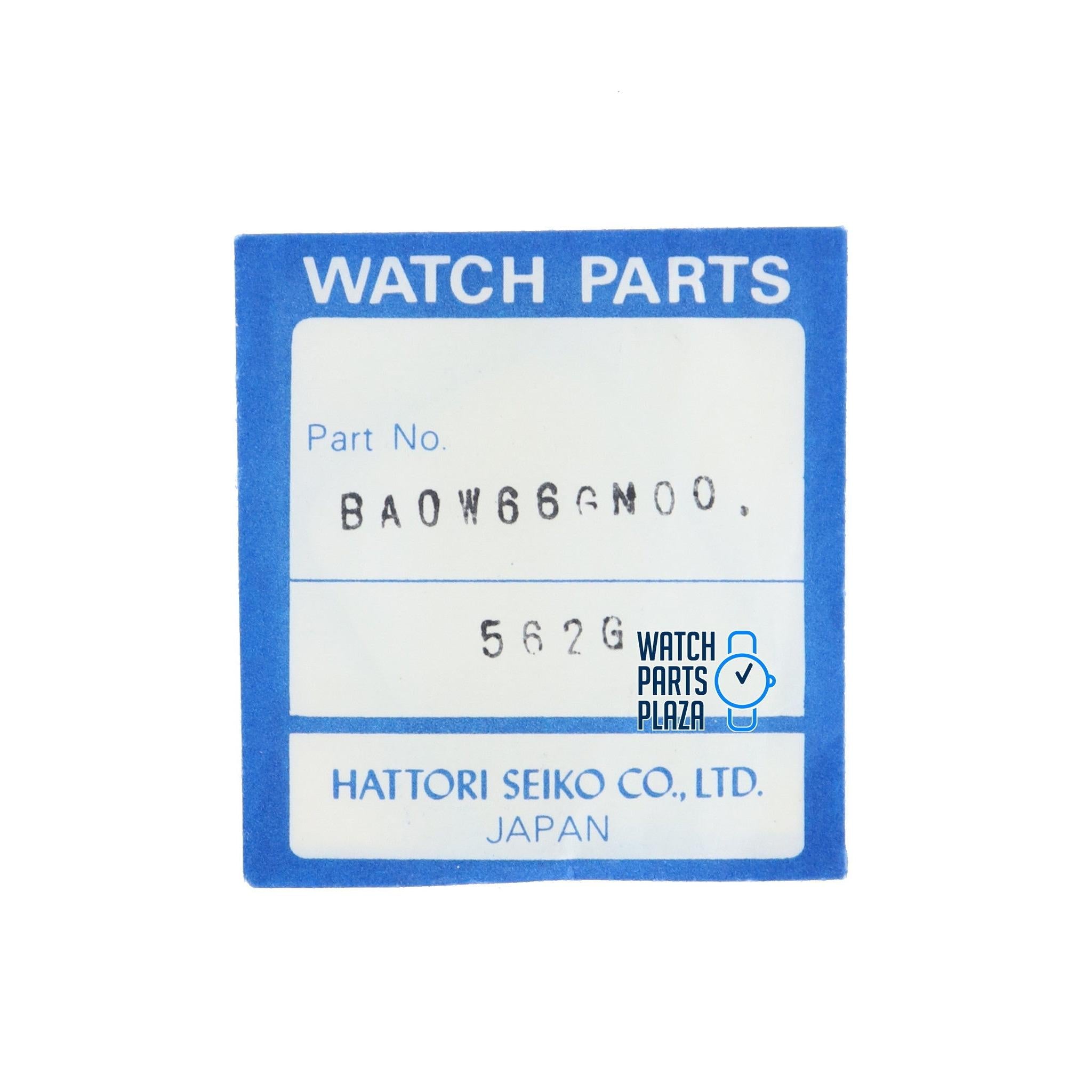 Seiko BA0W66GN00 Crystal Glass M158 - 5000 / M158 - 5009 Worldtime - Watch Plaza