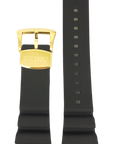 SEIKO Baby Tuna SRPA82K1 Black Silicon Watch Band Z 22 mm R02Y011K0 Gold Buckle - Watch Plaza