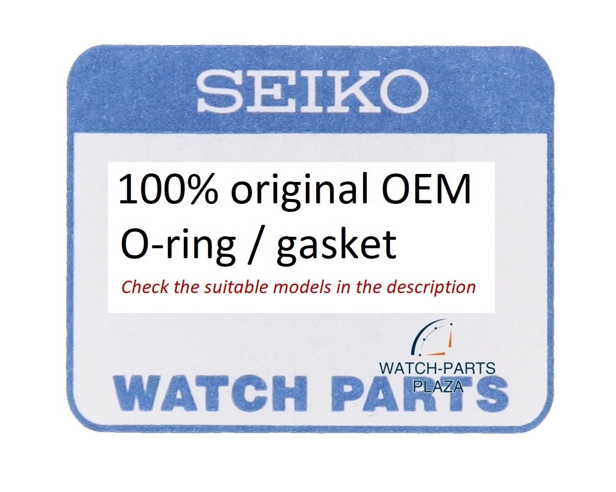 Seiko FZ1250B01 crown gasket A158 - 5060 & 0843 5009, 8020, 8029 & 8038 - Watch Plaza