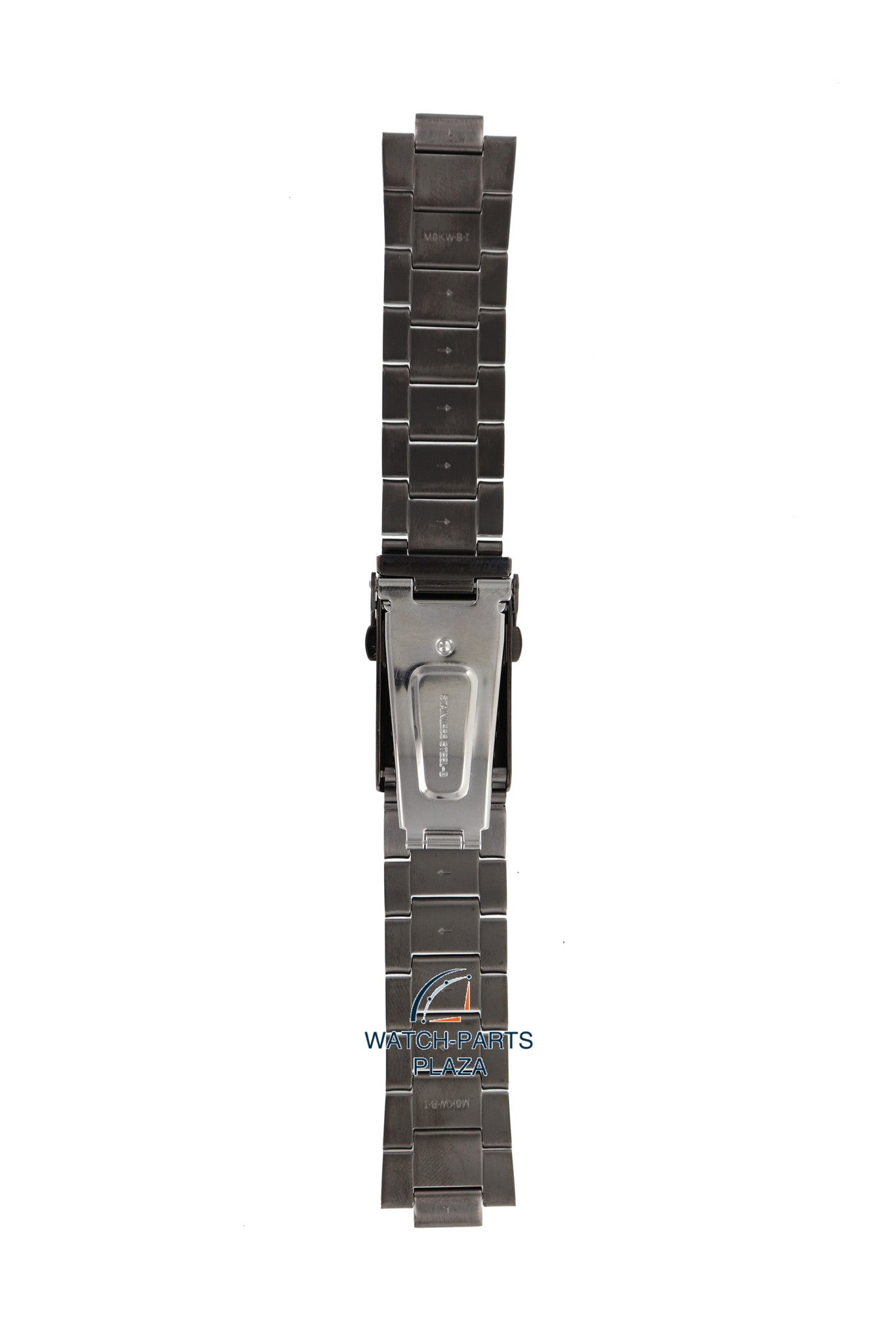 Seiko M0KWB13N0 Watch band SRP737 - 4R36 04P0 black stainless steel 22 mm - 5 Sports - Watch Plaza