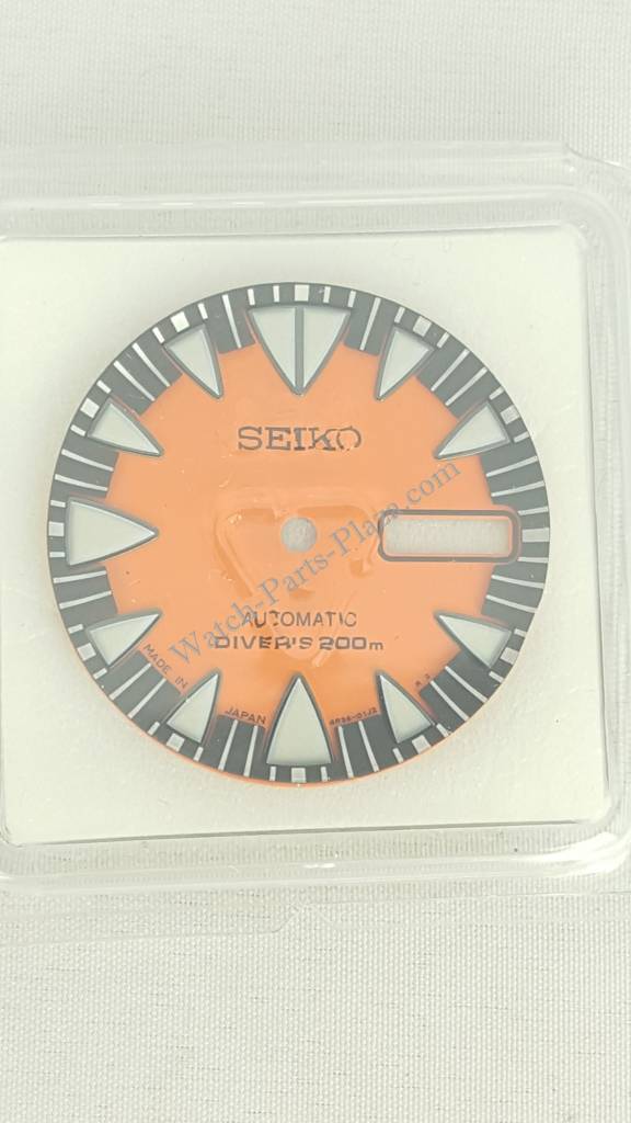 Seiko Monster SRP315J1 Dial Orange 4R36 - 01J0 SRP315K1 SRP315 - Watch Plaza