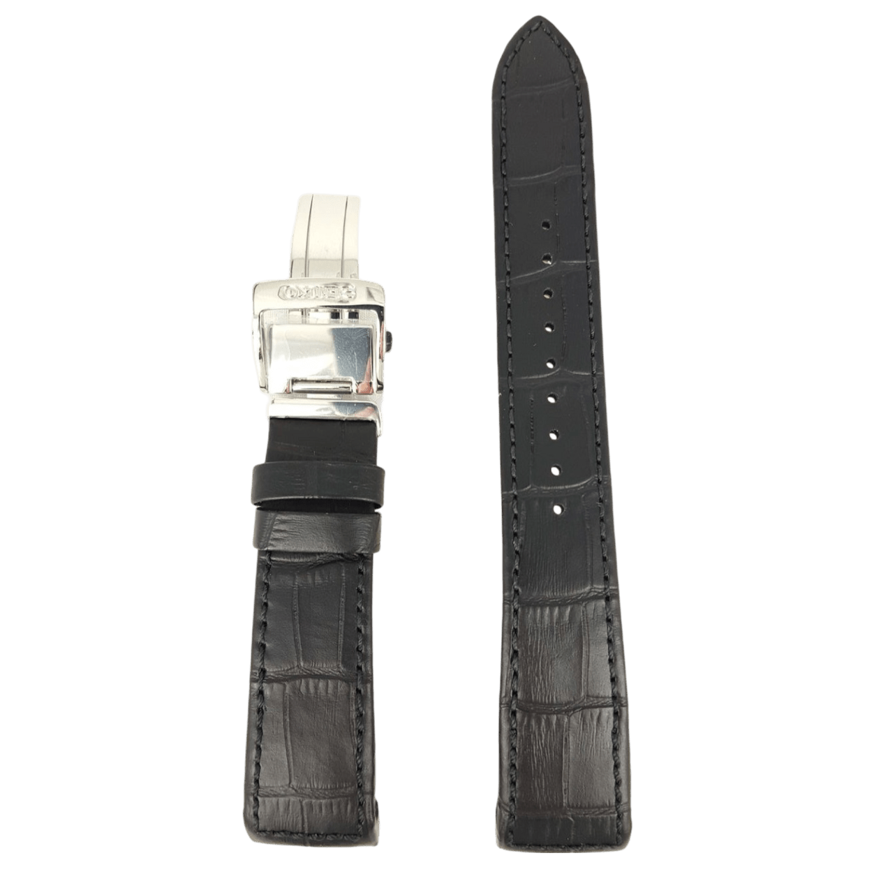 Leather Strap L01m012m0 Seiko Watch Band Seiko 21mm Bracelet Seiko