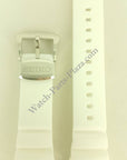 SEIKO Prospex SUN043P1 / SUN043P9 White Silicon Watch Band CY 24mm R01Y012J0 - Watch Plaza