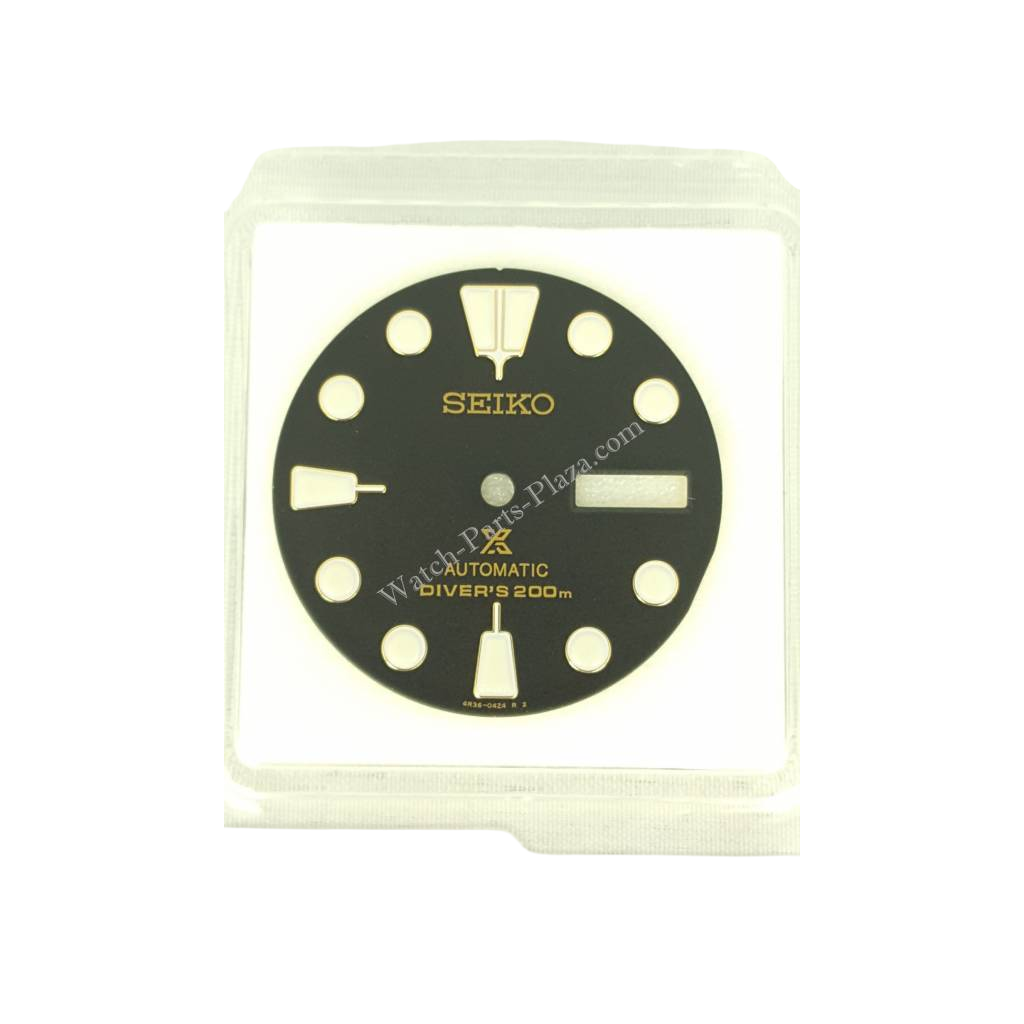 Seiko Prospex Turtle SRP775 Watch Parts 4R36 - 04Y0 Dial, Bezel, Hands & Chapter Ring - Watch Plaza