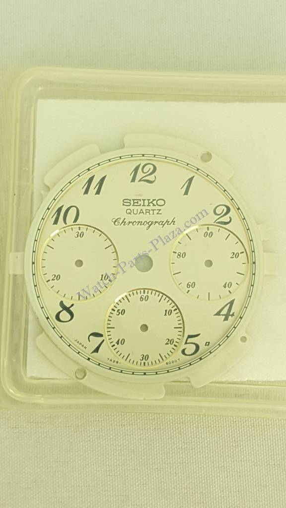 SEIKO Quartz White Dial for 7A28 - 6020 Chronograph SCAY990 - Watch Plaza