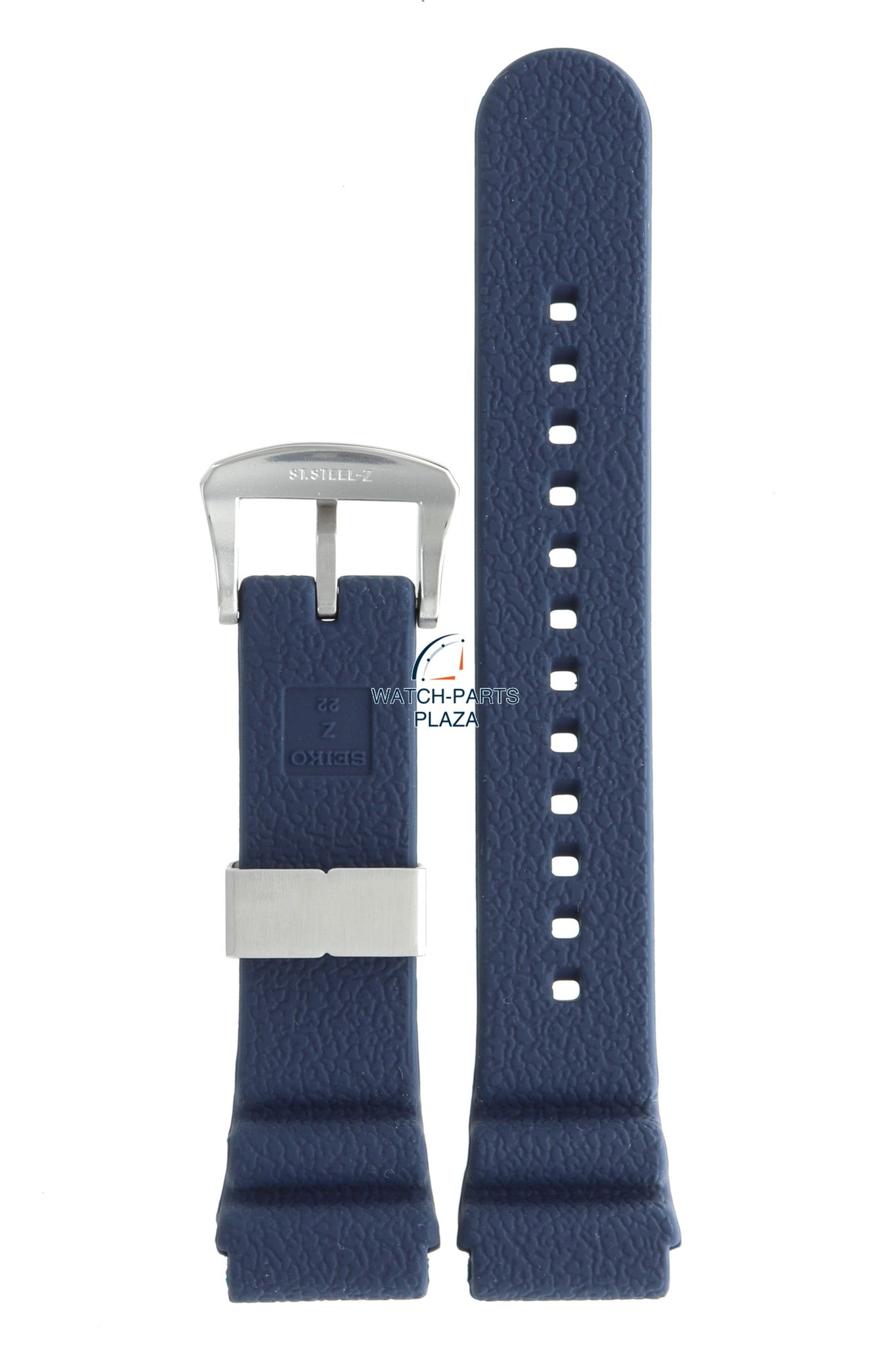 Seiko R02F013J0 Watch band SBDY023 &amp; SRPC95 &amp; SRPD15 dark blue rubber / silicone 22 mm - Prospex Turtle - Watch Plaza