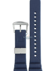 Seiko R02F013J0 Watch band SBDY023 & SRPC95 & SRPD15 dark blue rubber / silicone 22 mm - Prospex Turtle - Watch Plaza