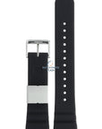 Seiko R043011J0 Watch band SNJ025 & SNJ027 black rubber / silicone 22 mm - Prospex Solar - Watch Plaza