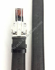 Seiko SARG017J Black Leather Watch Band 6R15 - 02V0 Strap 20mm LOCA - Watch Plaza