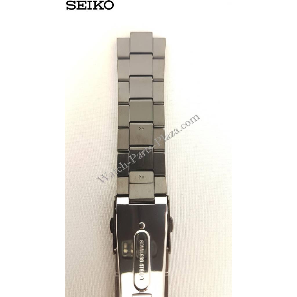 Seiko SBFG003 Spirit Smart Bracelet S760 - 0AB0 Stainless Steel Watch Band - Watch Plaza