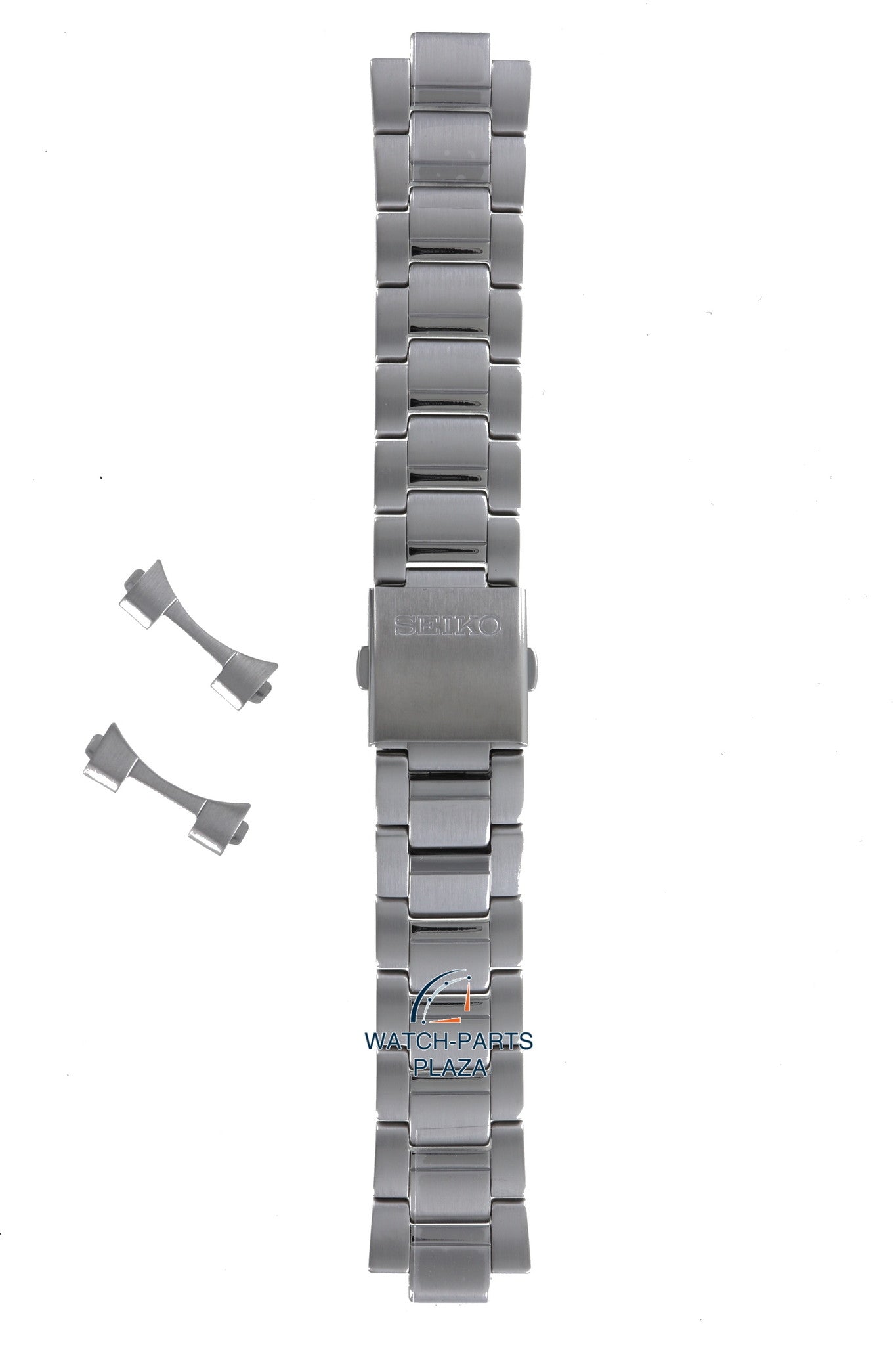 Seiko SKA783 & SKA785 Watch Band M0K8638J0 Grey Stainless Steel 22 mm Kinetic - Watch Plaza