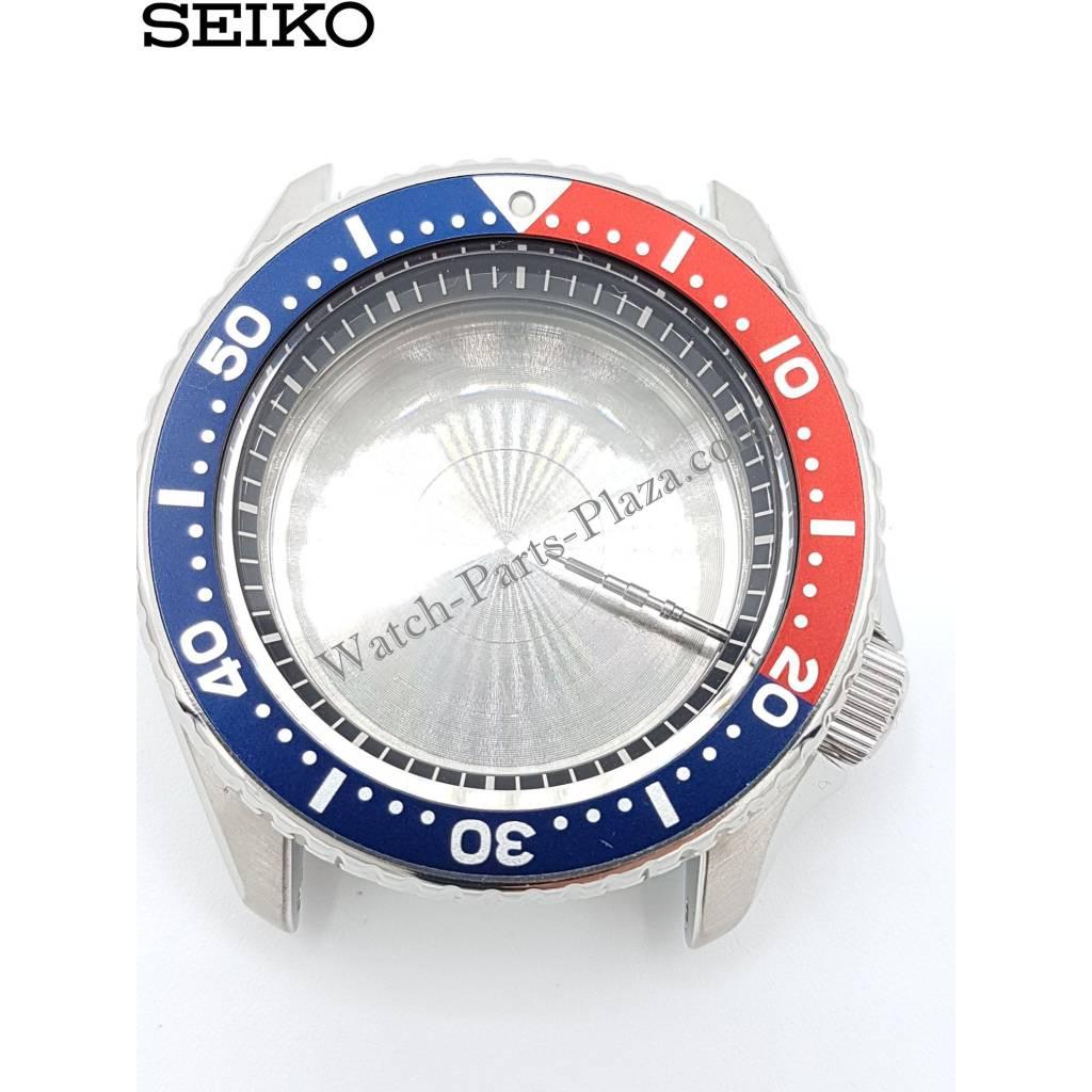 SEIKO SKX009 PEPSI DIVER 7S26 - 0020 WATCH CASE SKX009J1 SKX009K1 COMPLETE - Watch Plaza