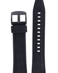 Seiko SKZ274 & SNN249 Watch Band 301N1MR Black Silicone 22 mm - Watch Plaza