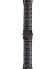 Seiko SNAB35 - Tachymeter Watch Band 35X3NK Black Stainless Steel 30 mm - Watch Plaza