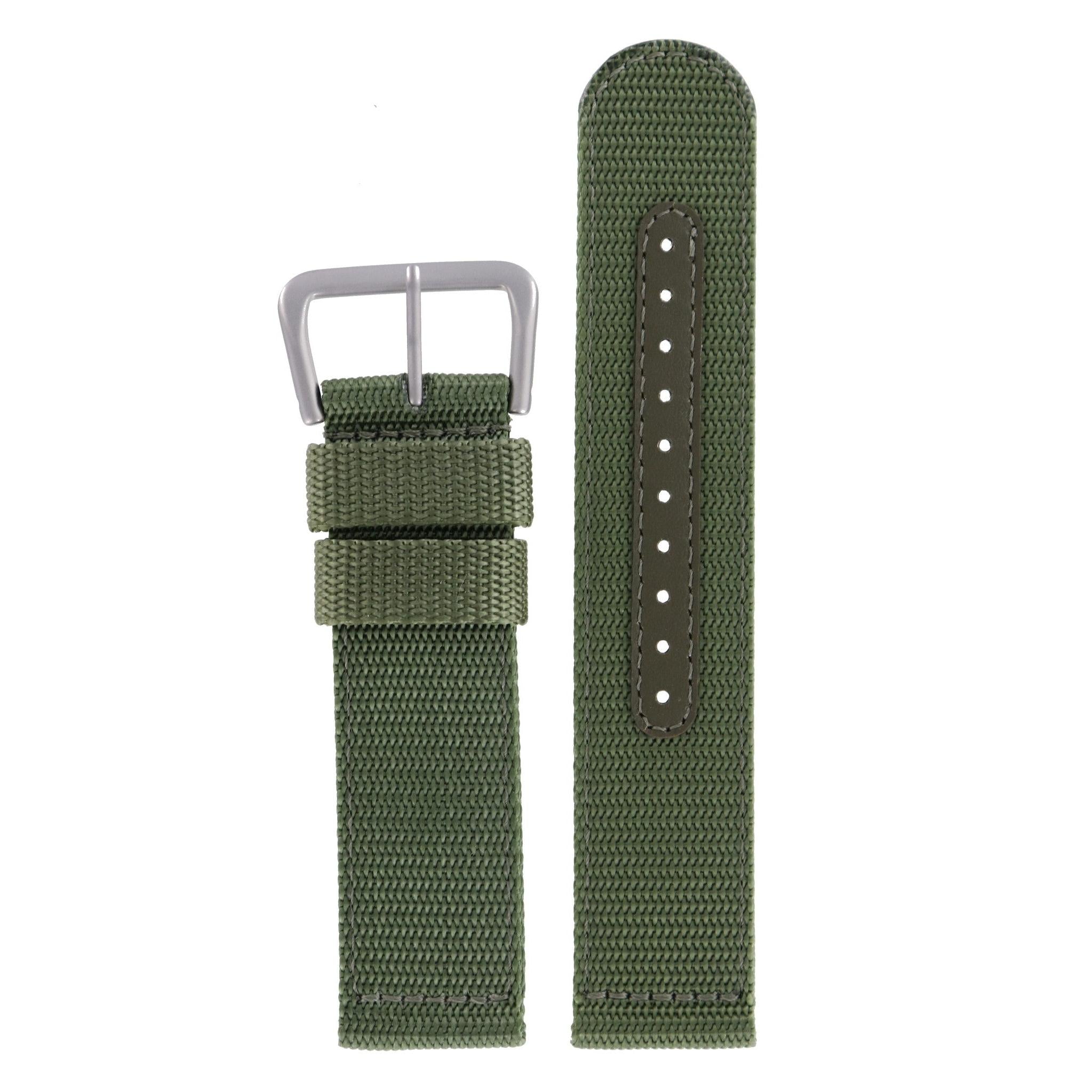 Seiko SNZG09, SNDA27, SNN219 & SNN239 Watch Band 4A212JL Green Textile 22 mm 5 Sports - Watch Plaza
