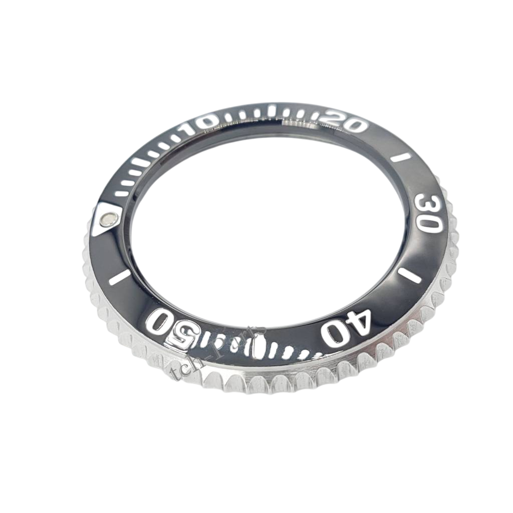 SEIKO SOLAR SNE011 BLACK CERAMIC BEZEL V145 - 0AA0 SNE003P1 RARE - Watch Plaza