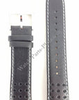 Seiko Sportura Black Leather Watch Band LOCE B21 V198 0AA0 Strap SSC361P1 SRG019 - Watch Plaza