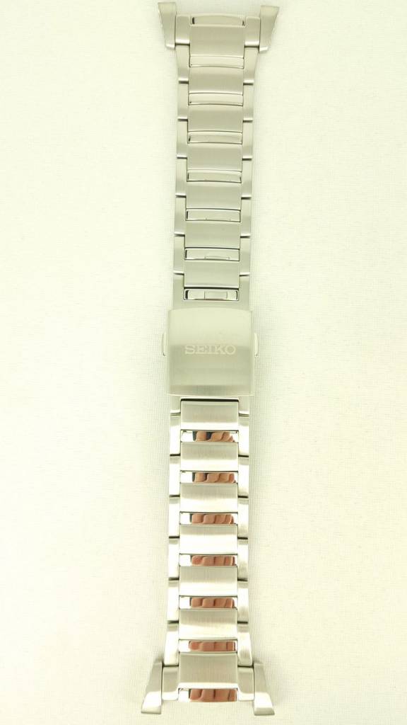 Seiko Sportura Retrograde Bracelet SPC001 / SNA749 / SNJ019 Stainless Steel Watch Band 7T82 - 0AA0 - Watch Plaza