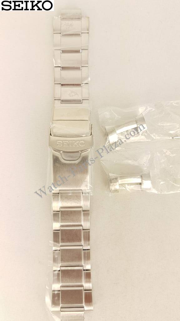 Seiko SRP585K1 Stainless Steel Watch Band 4R36 - 03P0 MoHawk SRP587 - Watch Plaza