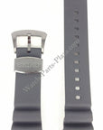 SEIKO SUN023J1 / SUN045J1 Black Silicon Watch Band CY24 mm R01Y011M0 - Watch Plaza