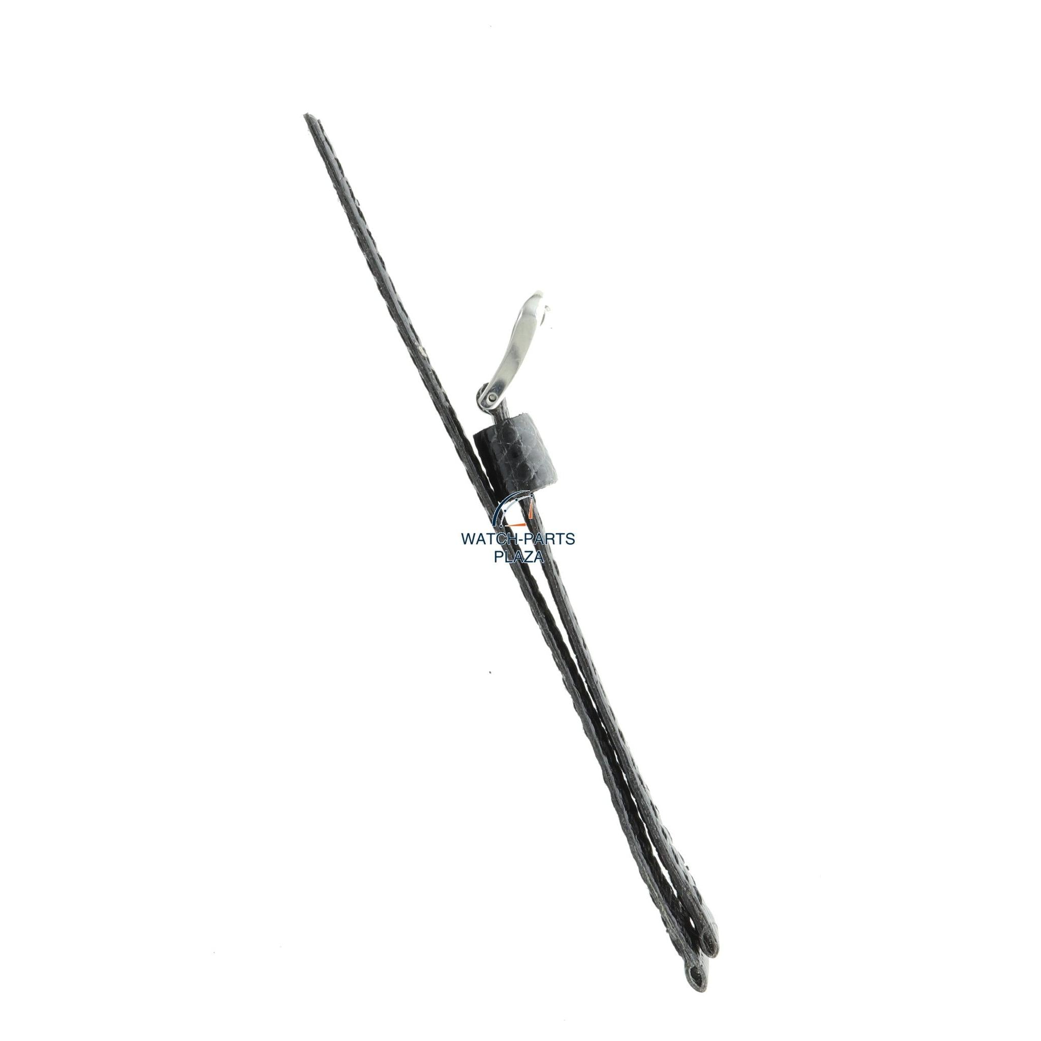 Seiko WLM48S Watch band 2620, 8620, H448, H449 black leather 18 mm - Quartz - Watch Plaza