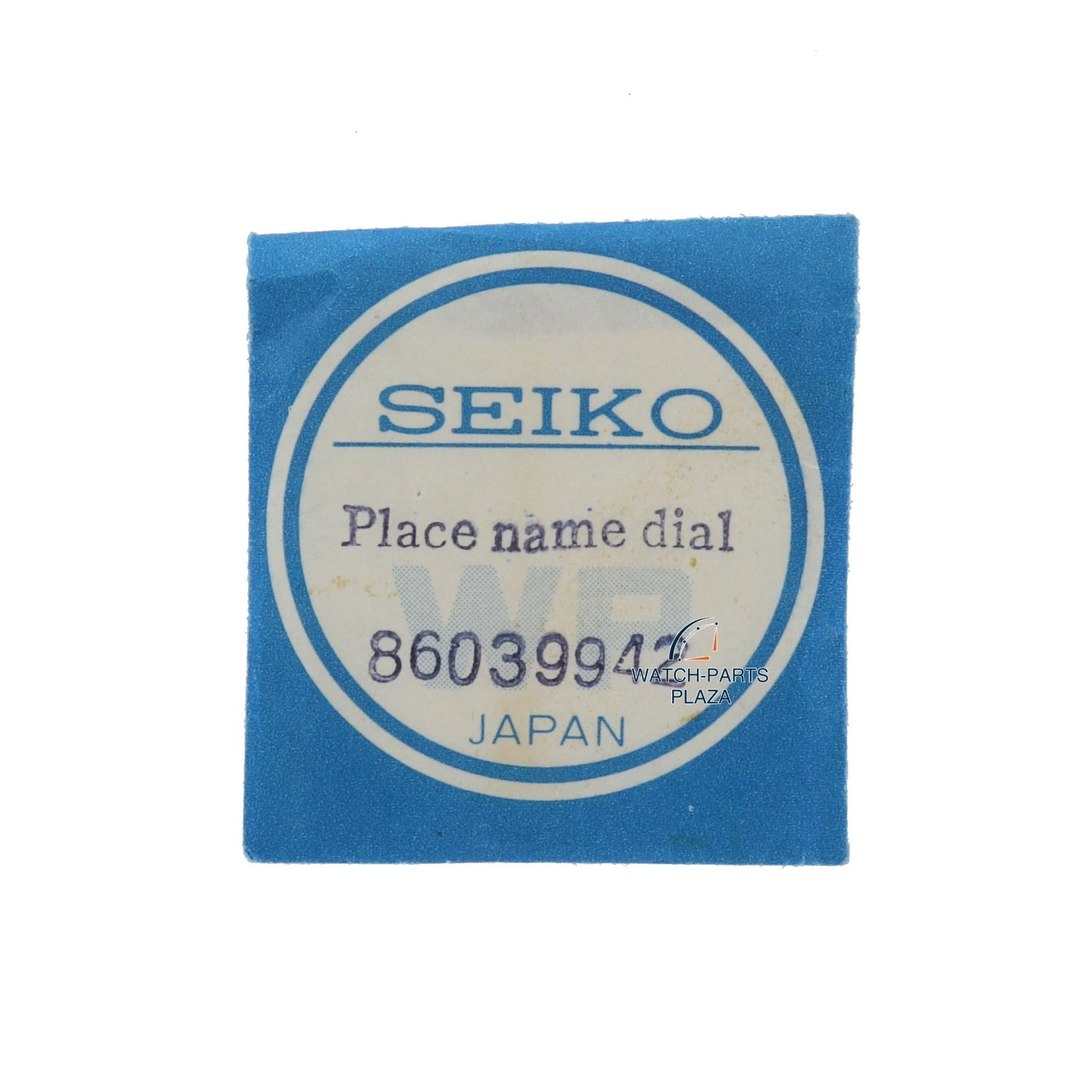 Seiko World Time 6117 - 6010 black dial / chapter ring original 86039942 - Watch Plaza