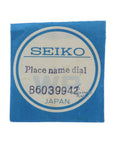 Seiko World Time 6117 - 6010 black dial / chapter ring original 86039942 - Watch Plaza