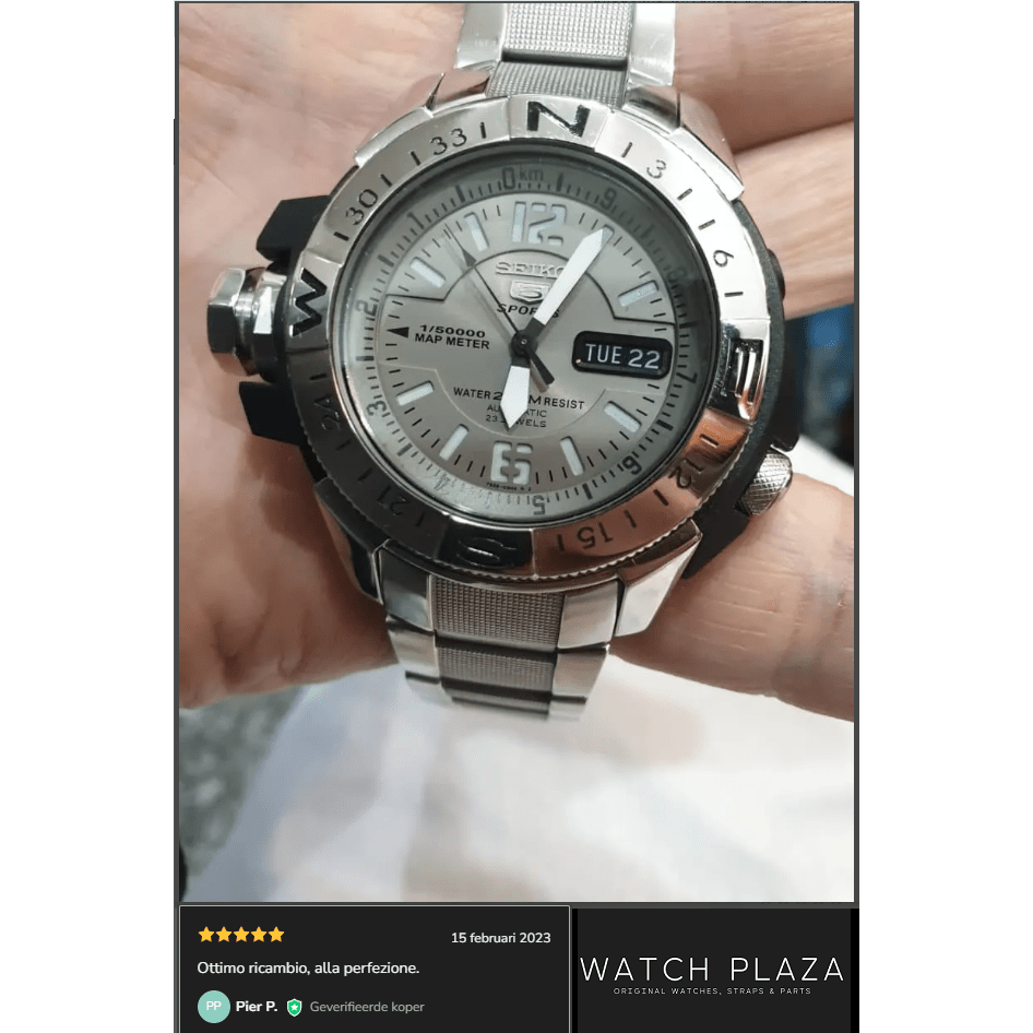 Shroud for Seiko Map Meter SKZ221K1, SKZ225, SKZ229, SKZ231K1, SKZ319, SKZ320 Black - Watch Plaza