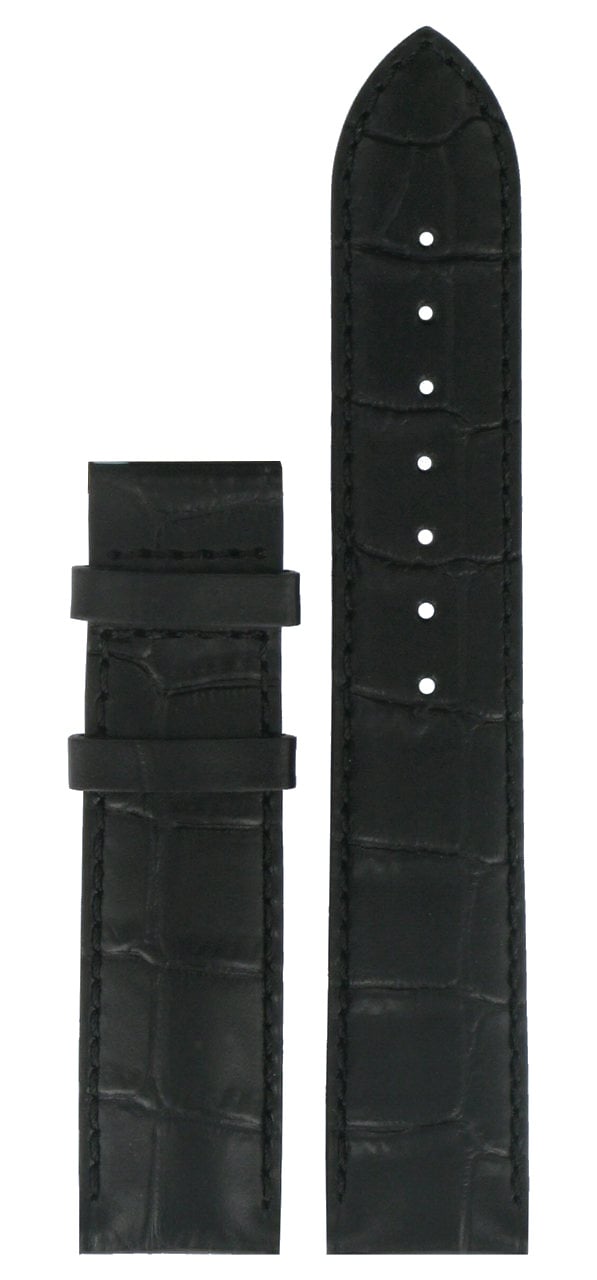 Tissot T006408A, T006424A & T006428A XL Watch Band T610014582 Black Leather 19 mm Le Locle - Watch Plaza