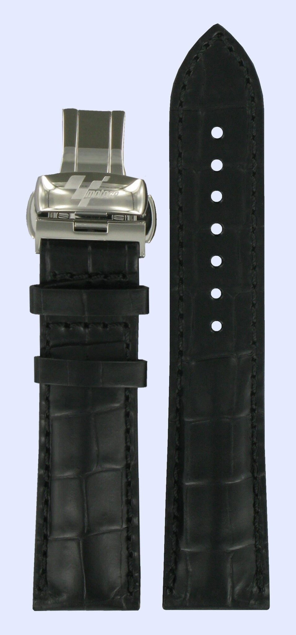 Tissot T011414A MotoGP Watch Band T600027245 Black Leather 20 mm T - Race GP08 - Watch Plaza