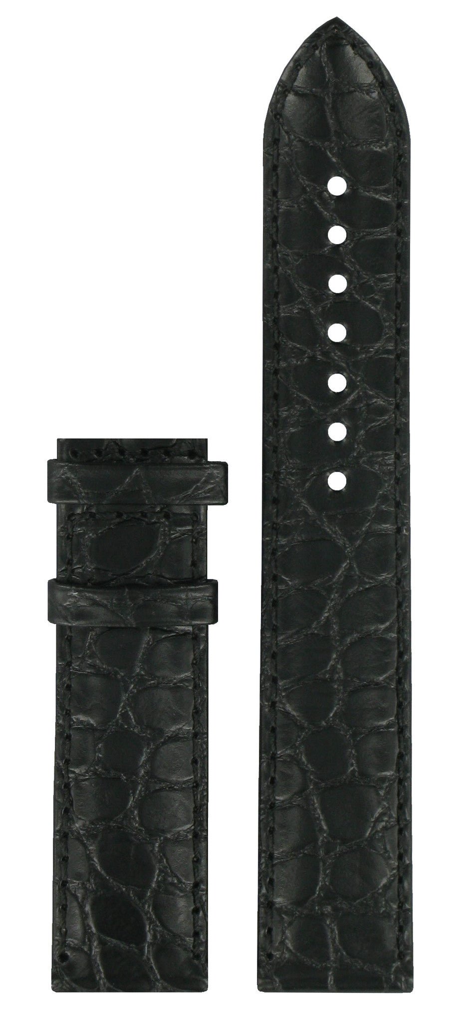 Tissot T033410A XL Watch Band T600028065 Black Leather 19 mm Classic Dream - Watch Plaza