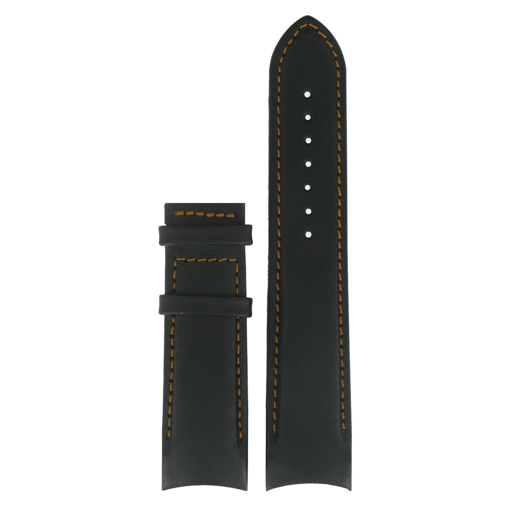Tissot T035407A Watch Band T610028589 Black Leather 22 mm Couturier - Watch Plaza