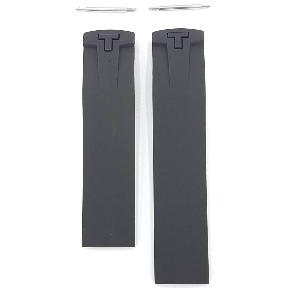 T069 専用 Tissot T036417A Watch Band Black Silicone 20 mm