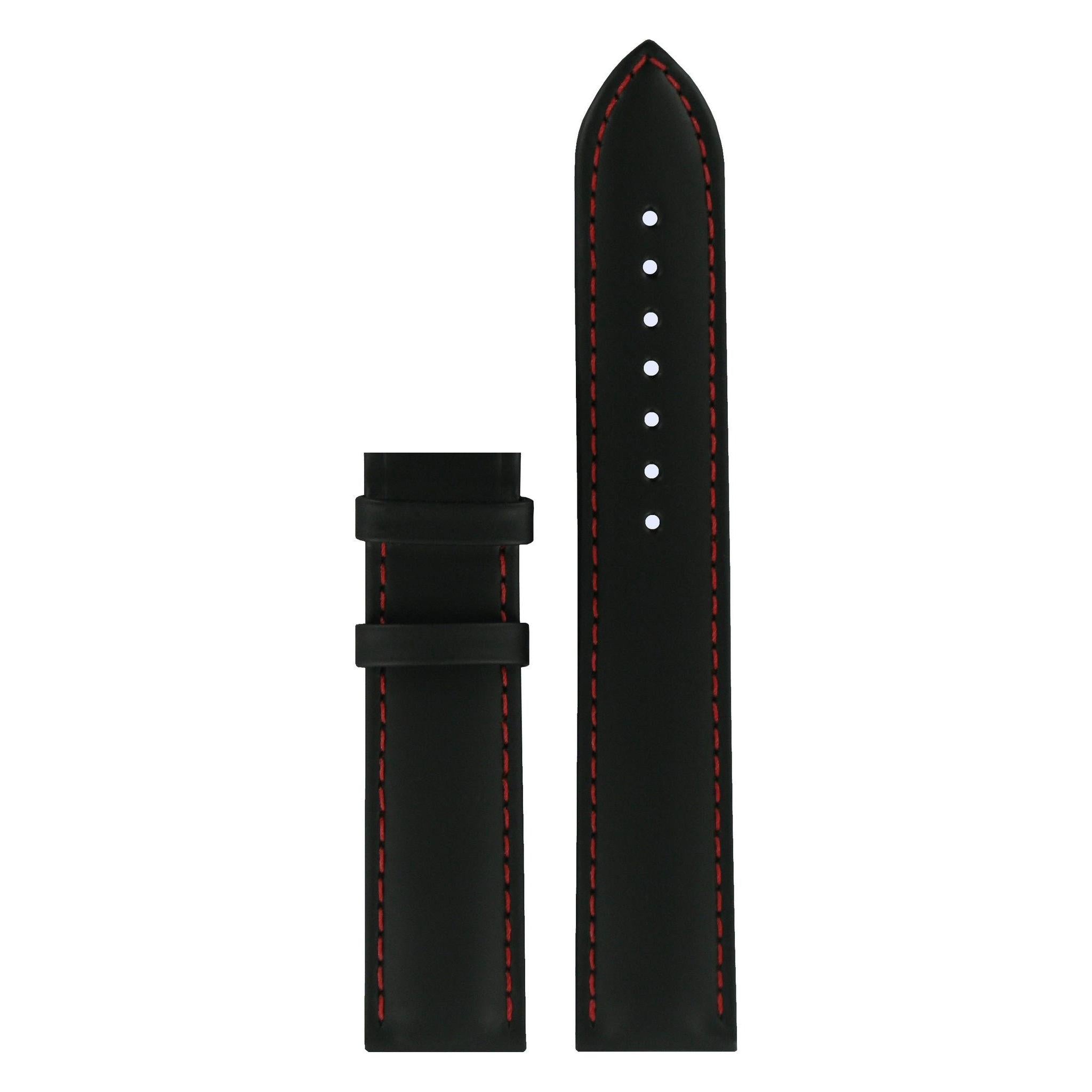 Tissot T067417A Watch Band T610031781 Black Leather 19 mm PRS 200 - Watch Plaza