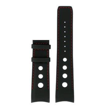 Tissot T079427A Watch Band T610034296 Black Leather 23 mm PRS 516 - Watch Plaza