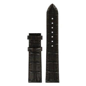 Tissot T086207A Watch Band T610033629 Dark Brown Leather 18 mm Luxury - Watch Plaza