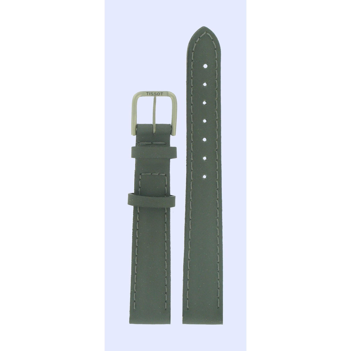 Tissot T27717131 PR50 Titanium Watch Band Grey Rubber 14 mm