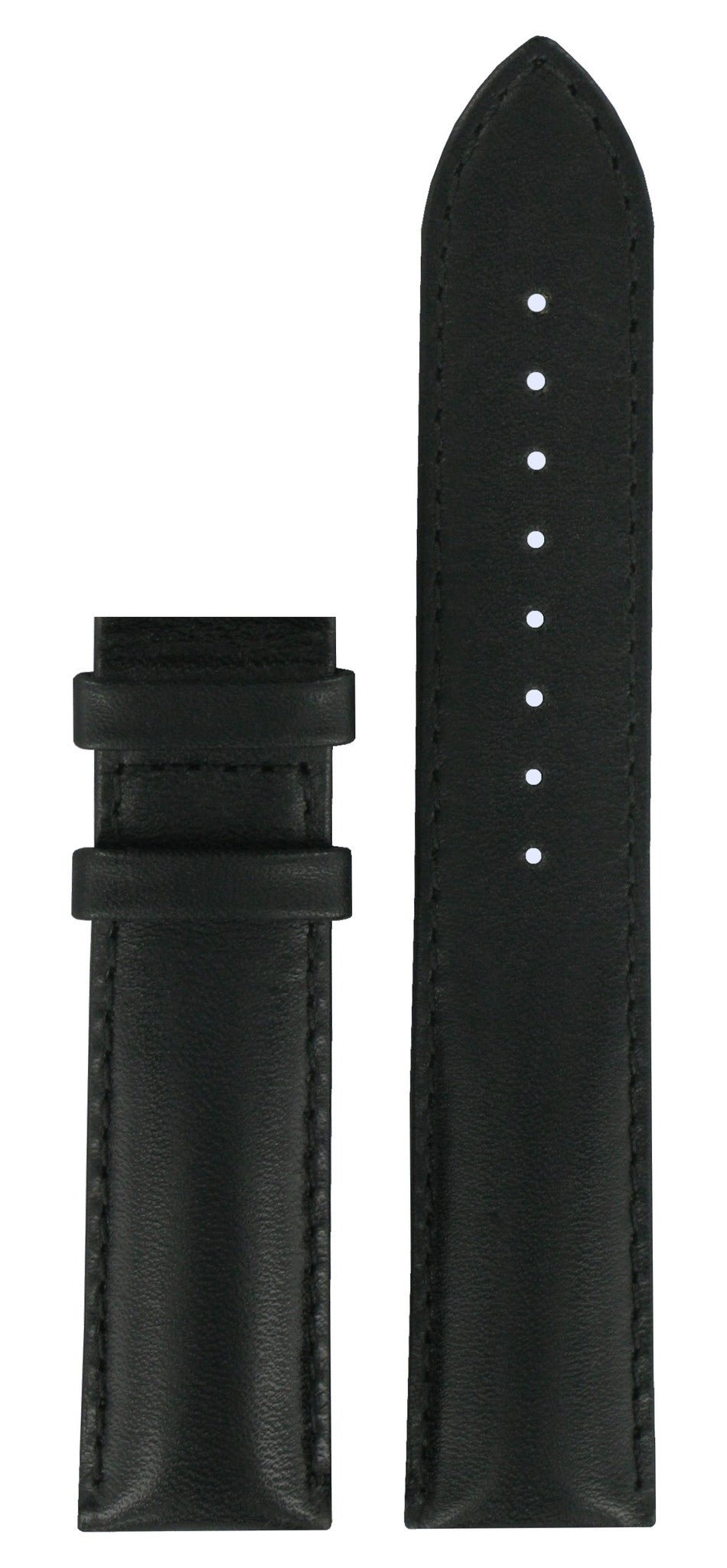 Tissot T33132851 XL Watch Band T610014647 Black Leather 19 mm T - Touch - Watch Plaza