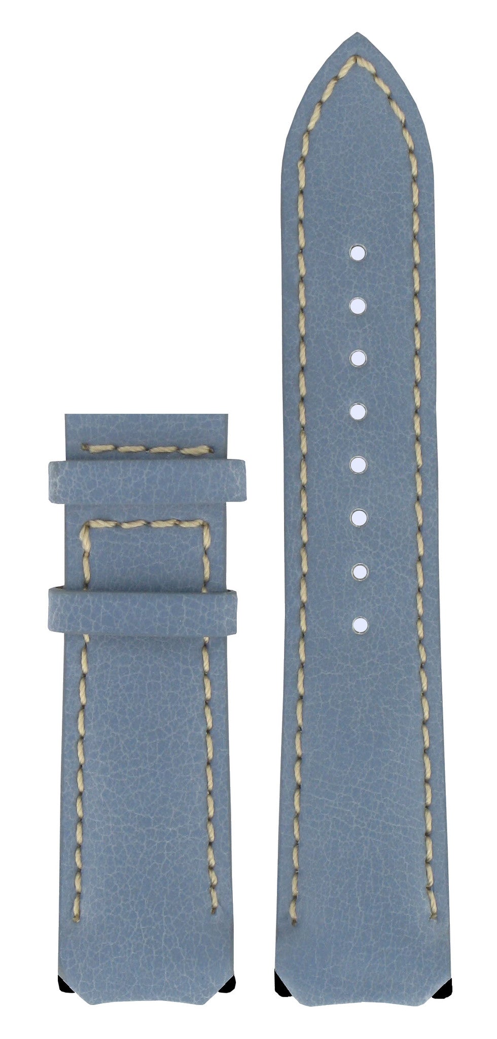 Tissot T33763881 XL Watch Band T610017068 Blue Leather 20 mm T - Touch - Watch Plaza