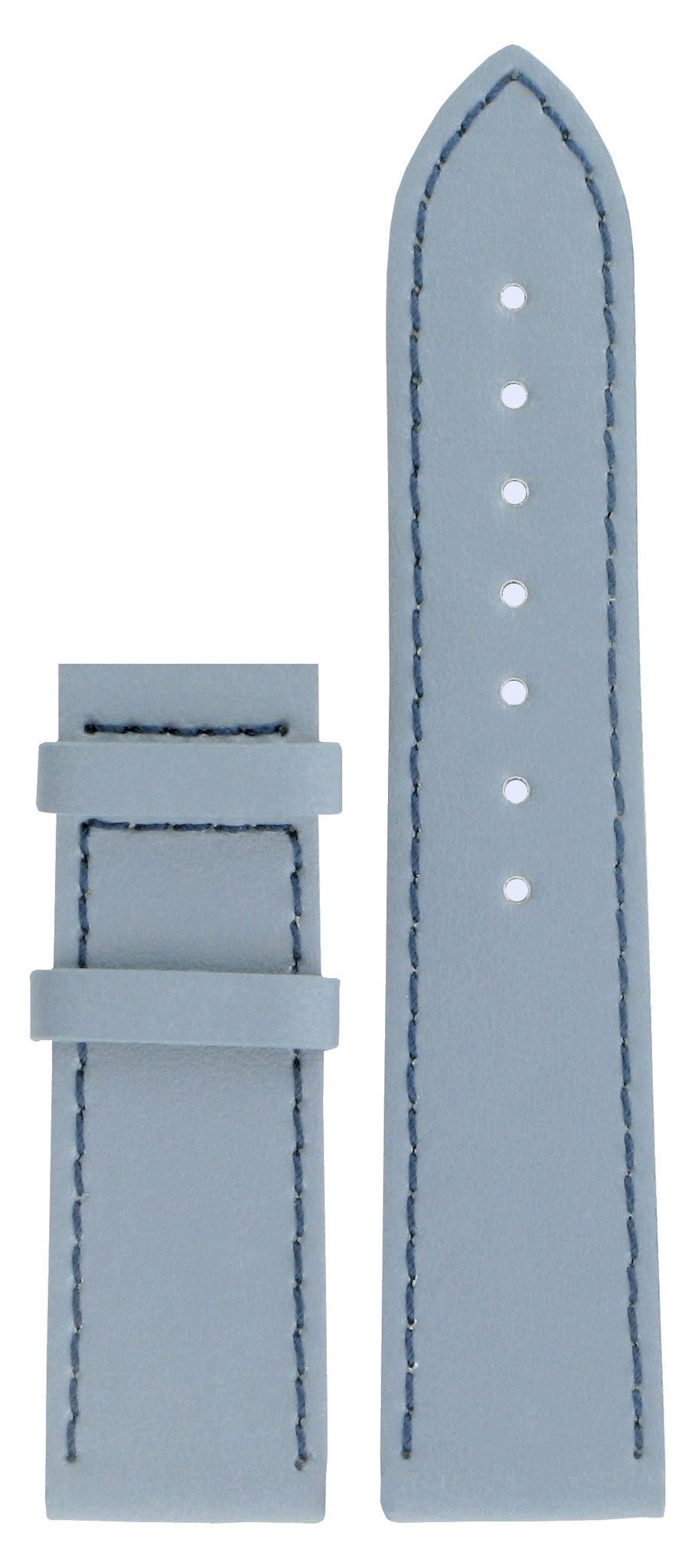 Tissot T5616 & T5656 Heritage Watch Band T610014630 Blue Leather 20 mm Prince - Watch Plaza