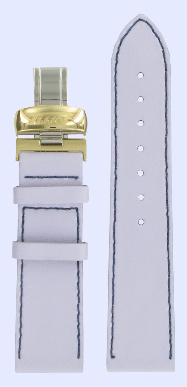 Tissot T56569339 Lila Heritage Classic Watch Band T600013564 Purple Leather 20 mm Prince - Watch Plaza