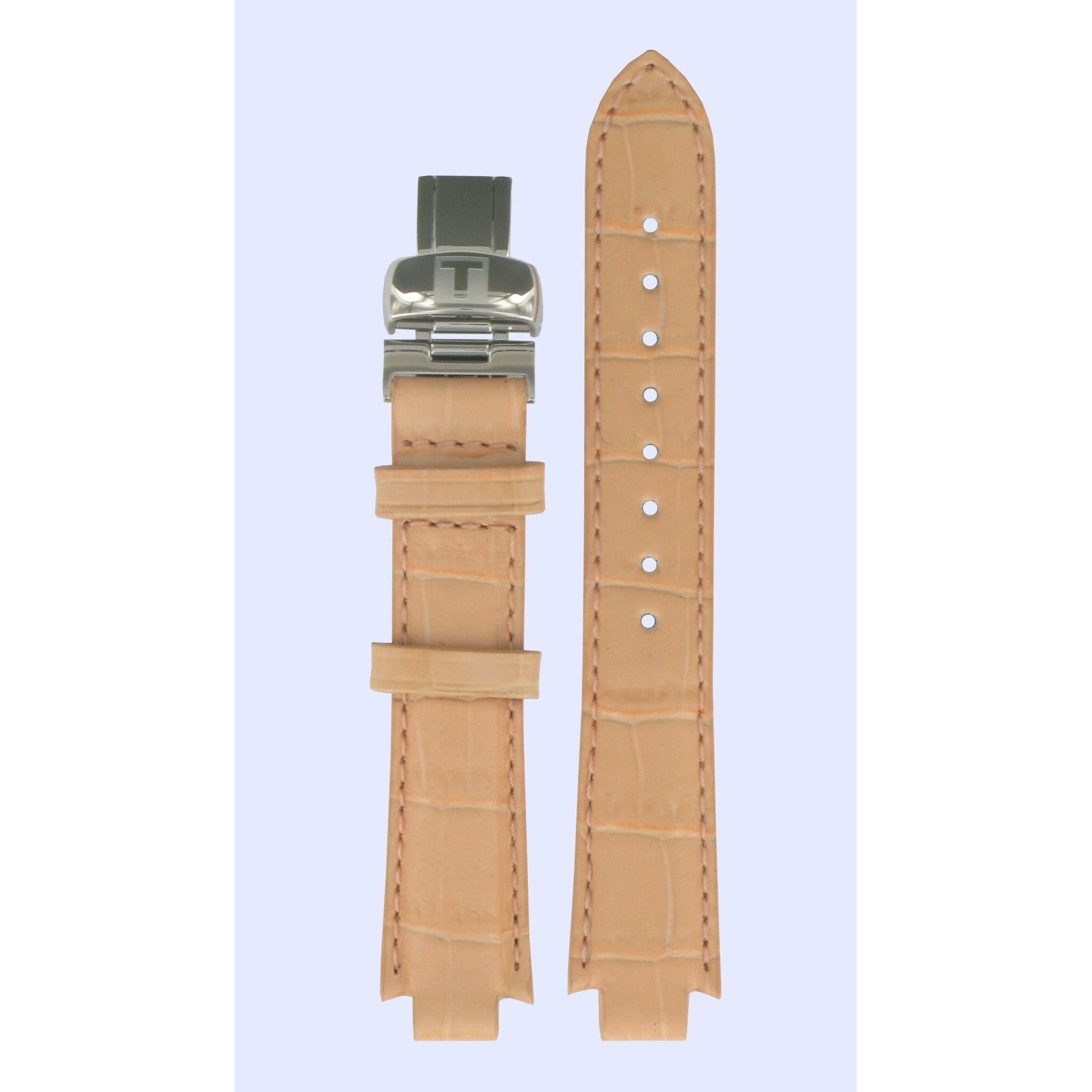 Tissot T60124993 T - Trend Watch Band T600013642 Pink Leather 09,5 mm TXL & TXS - Watch Plaza