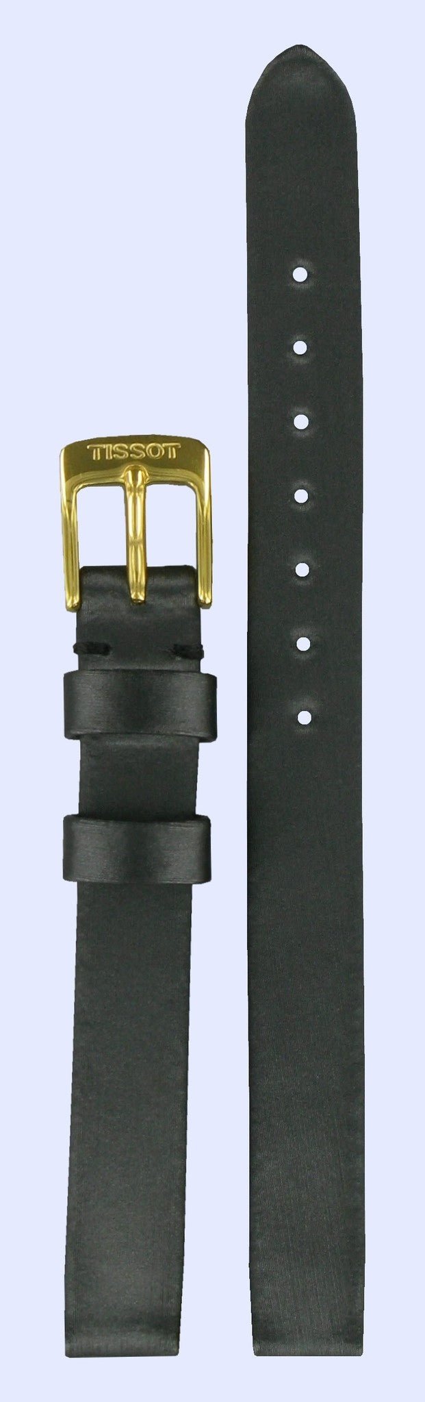 Tissot T7131 & T7133 Watch Band T600021126 Black Leather 10 mm Petit Bijou - Watch Plaza